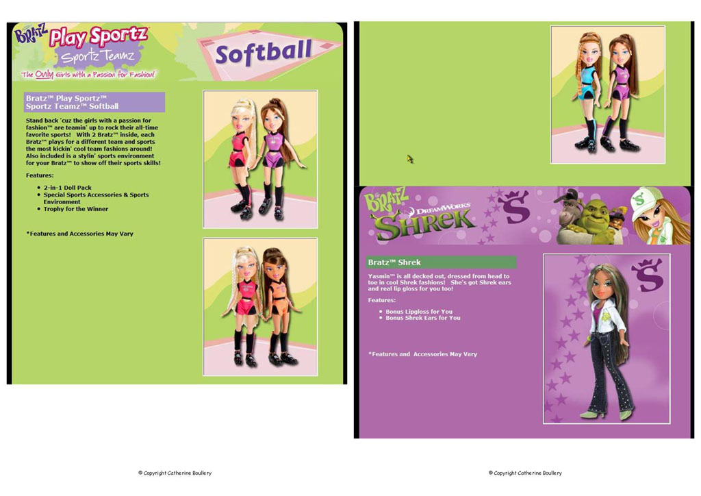 Bratz Catalogues